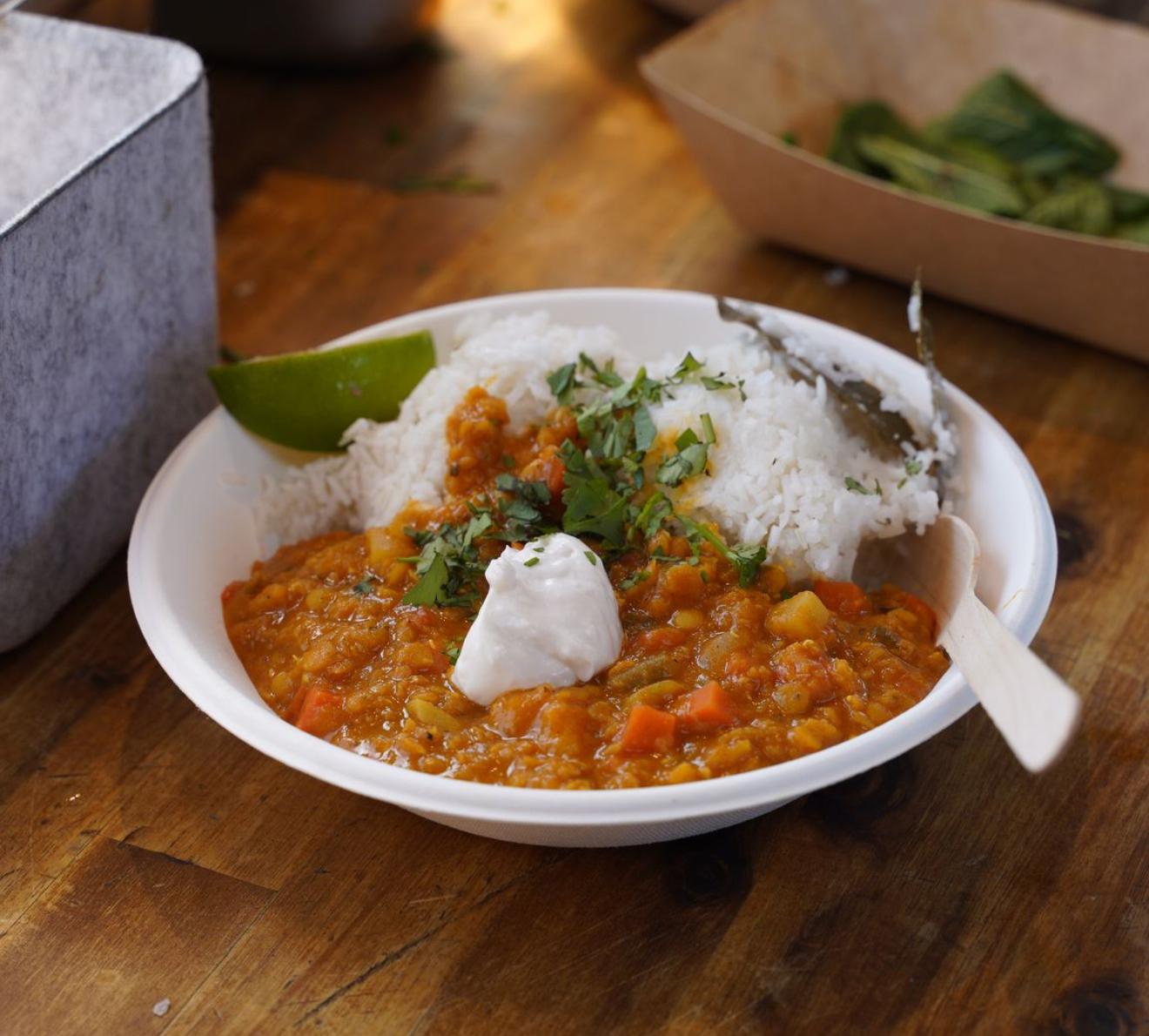 Rotes Linsen Curry